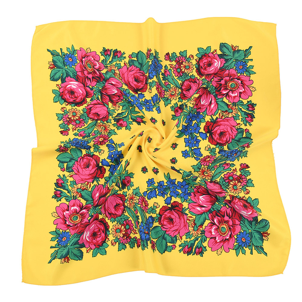 Bandana Cotton - 70*70cm Russian Style Square Scarf Women