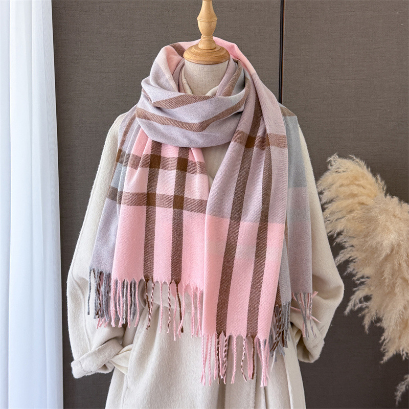 Women Scottish Plaid Imitation - Pashmina Wrap Large 评论和价格