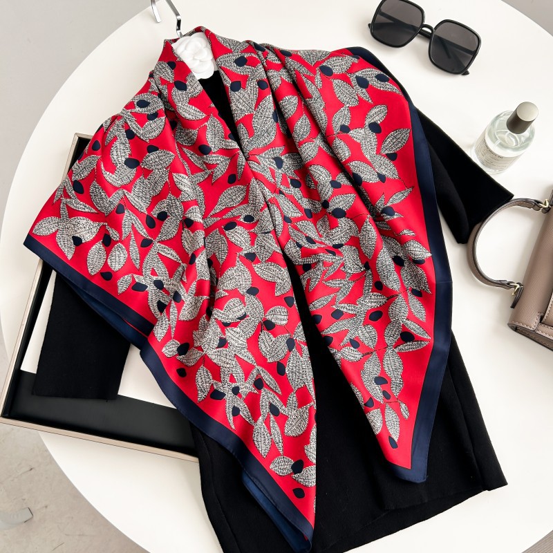 90cm Square Scarf High Quality - Ascot Neck Scarf 评论和价格
