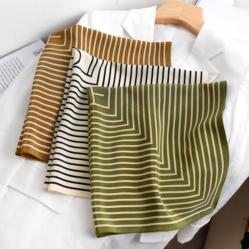 Stripe Print 100% Silk Neck He - Silk Tie Striped 评论和价格