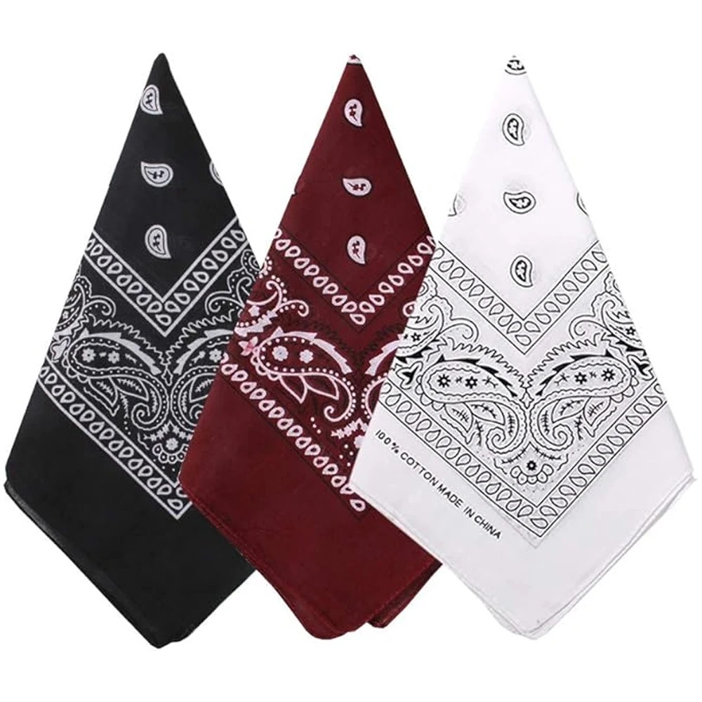 Unisex Men Women Bandana Hairb - Handkerchief Cotton Men 评论和价格