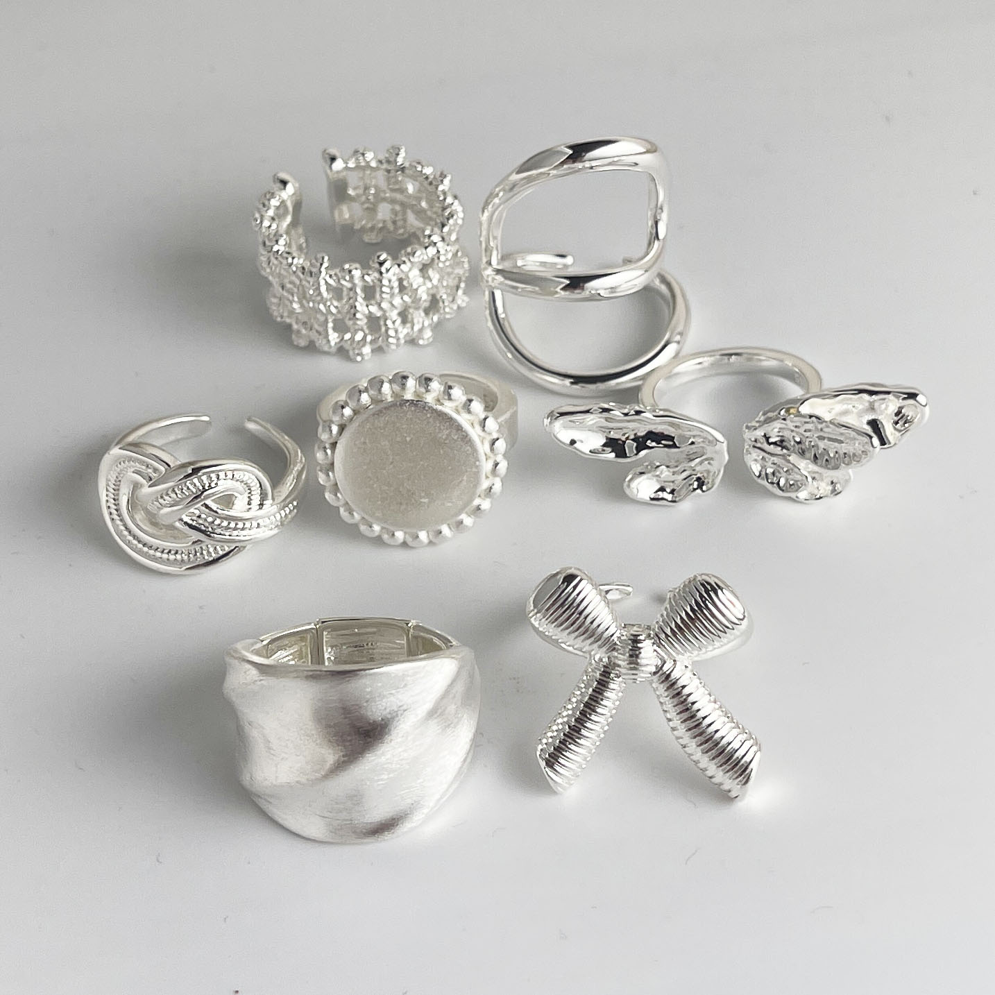 925 Sterling Silver Rings For  - Tie Clip Silver 评论和价格