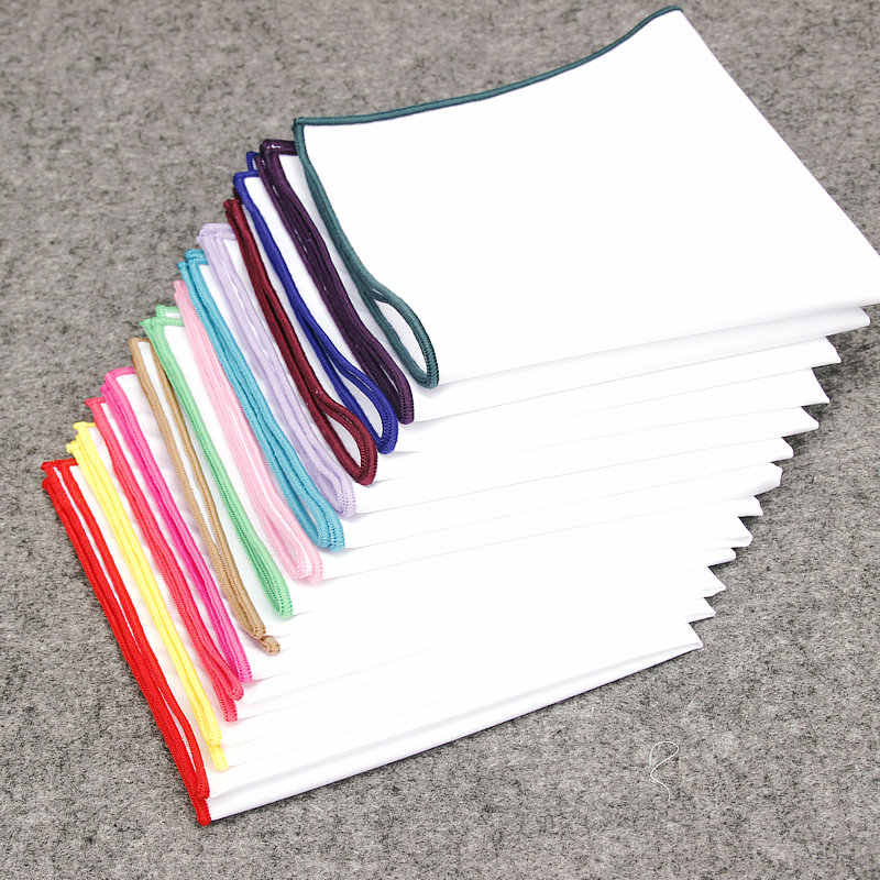 2018 Fashion Mens Cotton White - Pocket Square Set 评论和价格