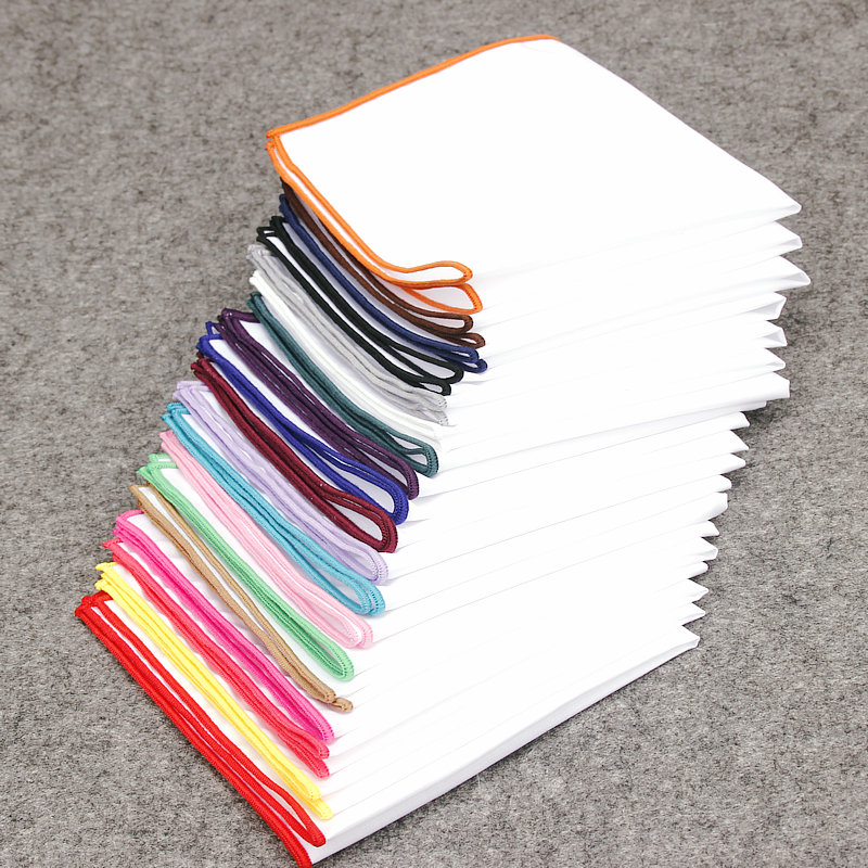 2018 Fashion Mens Cotton White - Pocket Square Set 评论和价格
