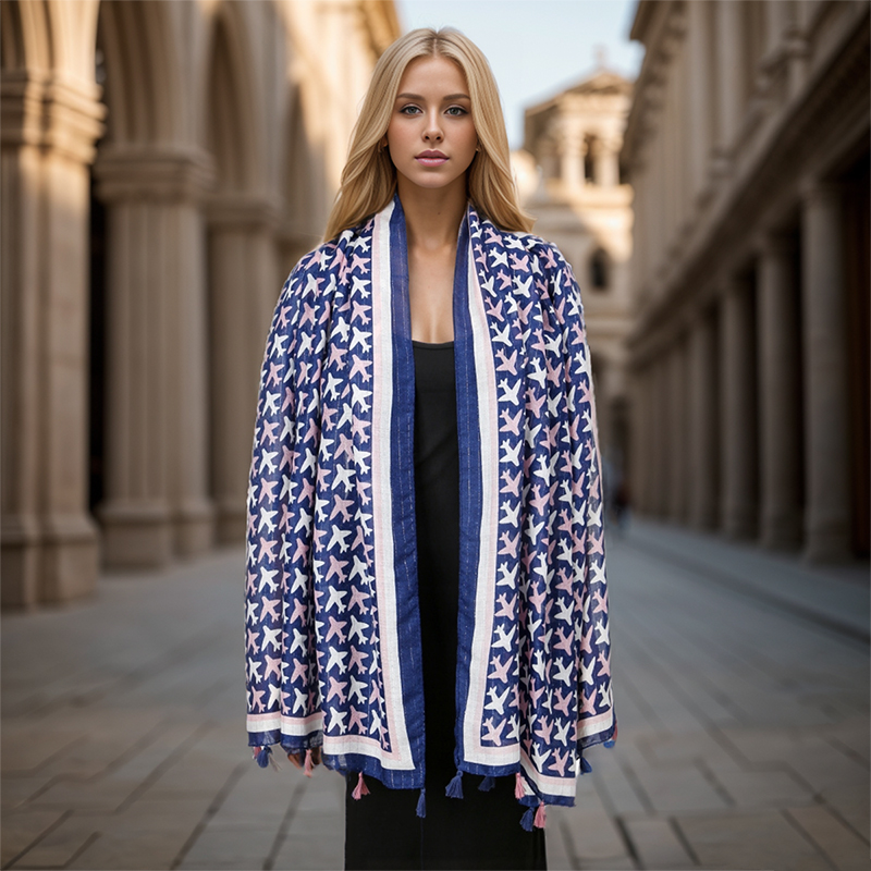 Luxury Brand Scarf Cotton Shaw - Pashmina Wrap Large 评论和价格