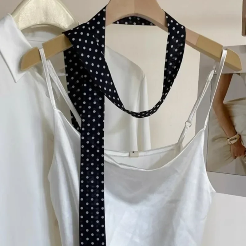 Leopard Print Scarf Retro Polk - Silk Tie Striped 评论和价格