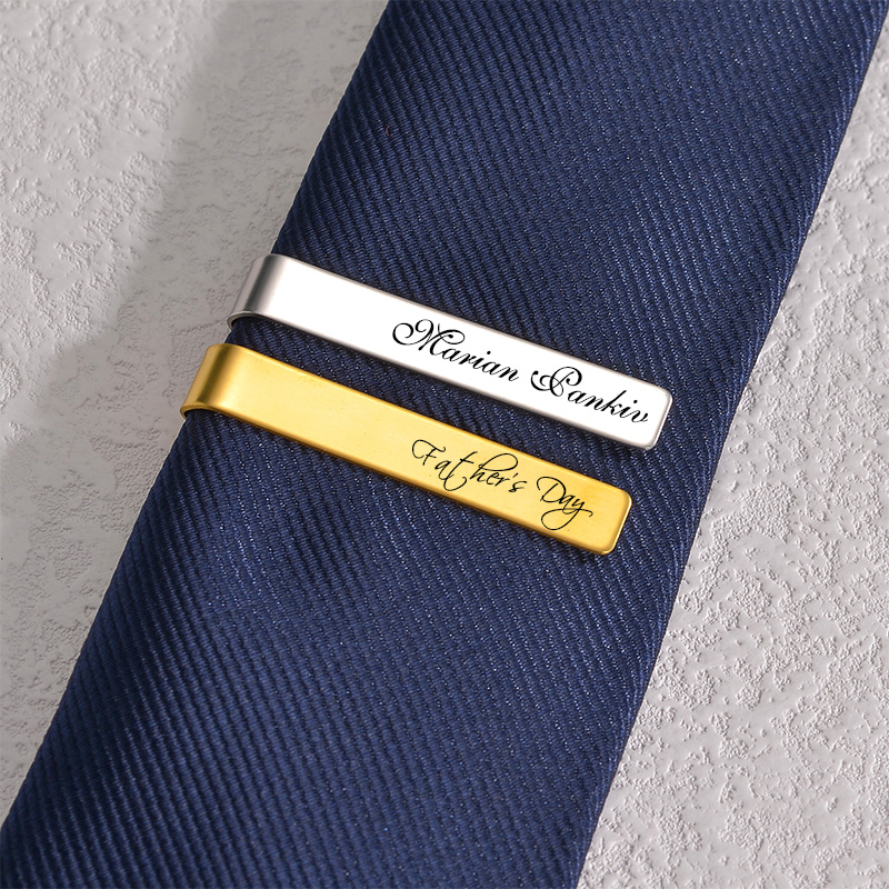 Afirstee Stainless Steel Engra - Tie Bar Set Gift 评论和价格