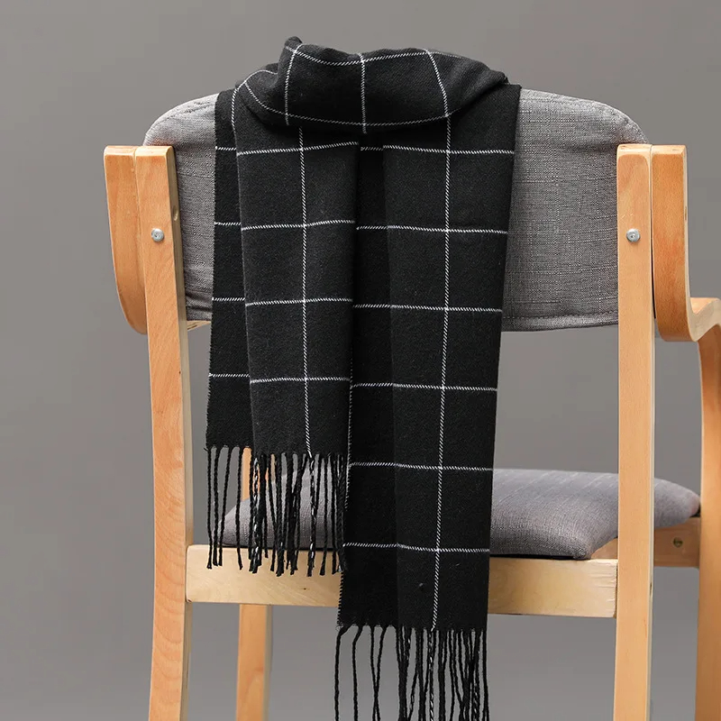 2023 New Winter Men Scarf Keep - Muffler Men Wool 评论和价格