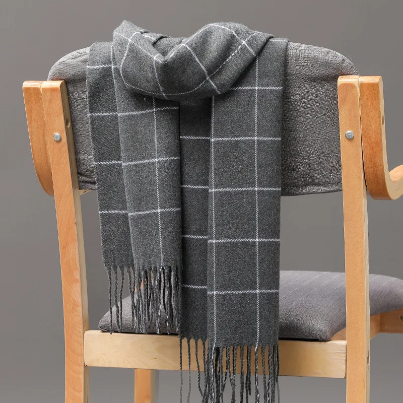 2023 New Winter Men Scarf Keep - Muffler Men Wool 评论和价格