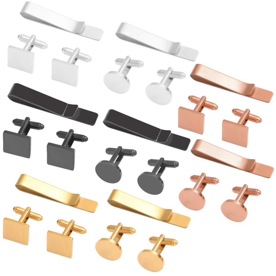 Freeteeme New Fashion Cufflink - Tie Bar Set Gift 评论和价格