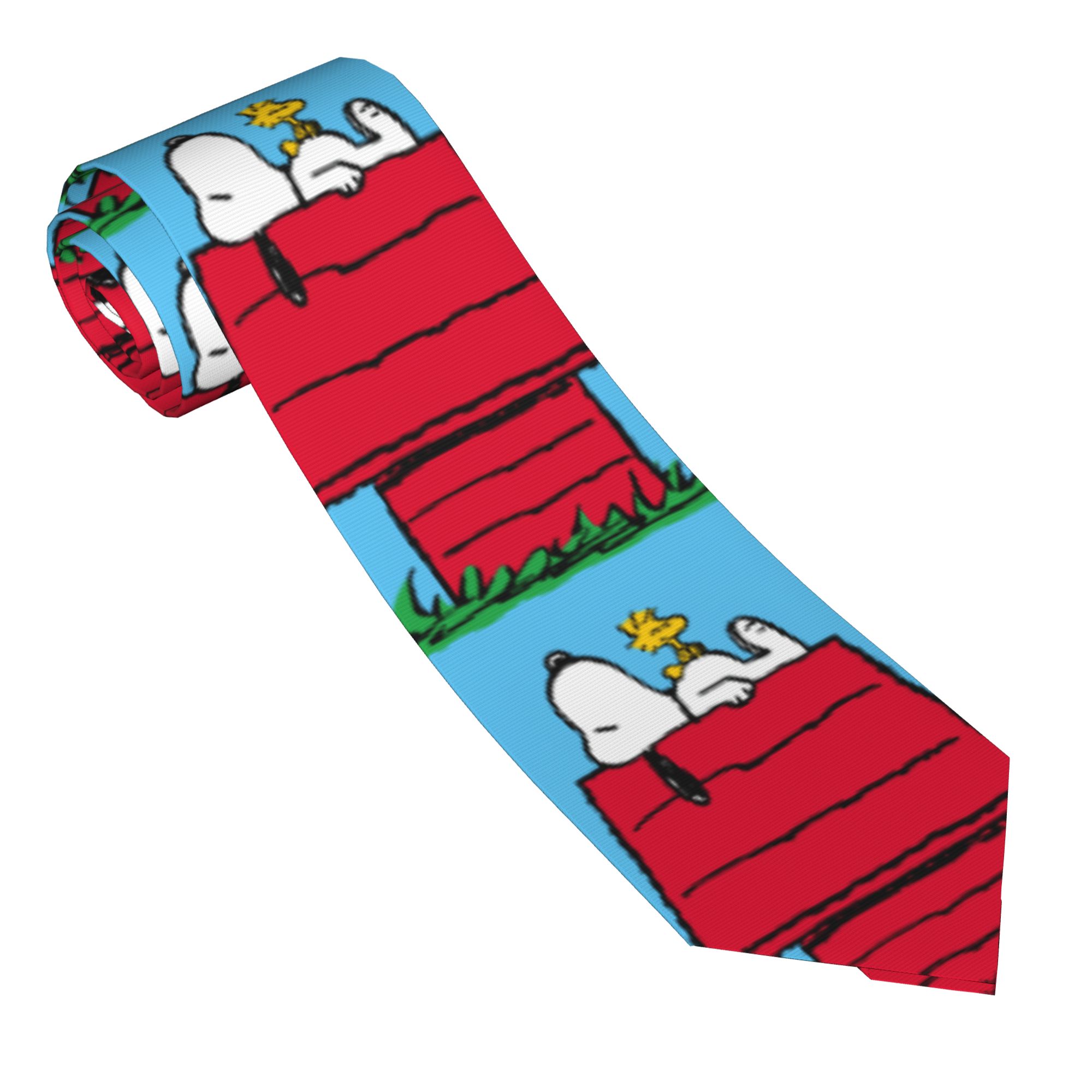 Neckties Snoopy Woodstock Dogh - Skinny Tie Men 评论和价格