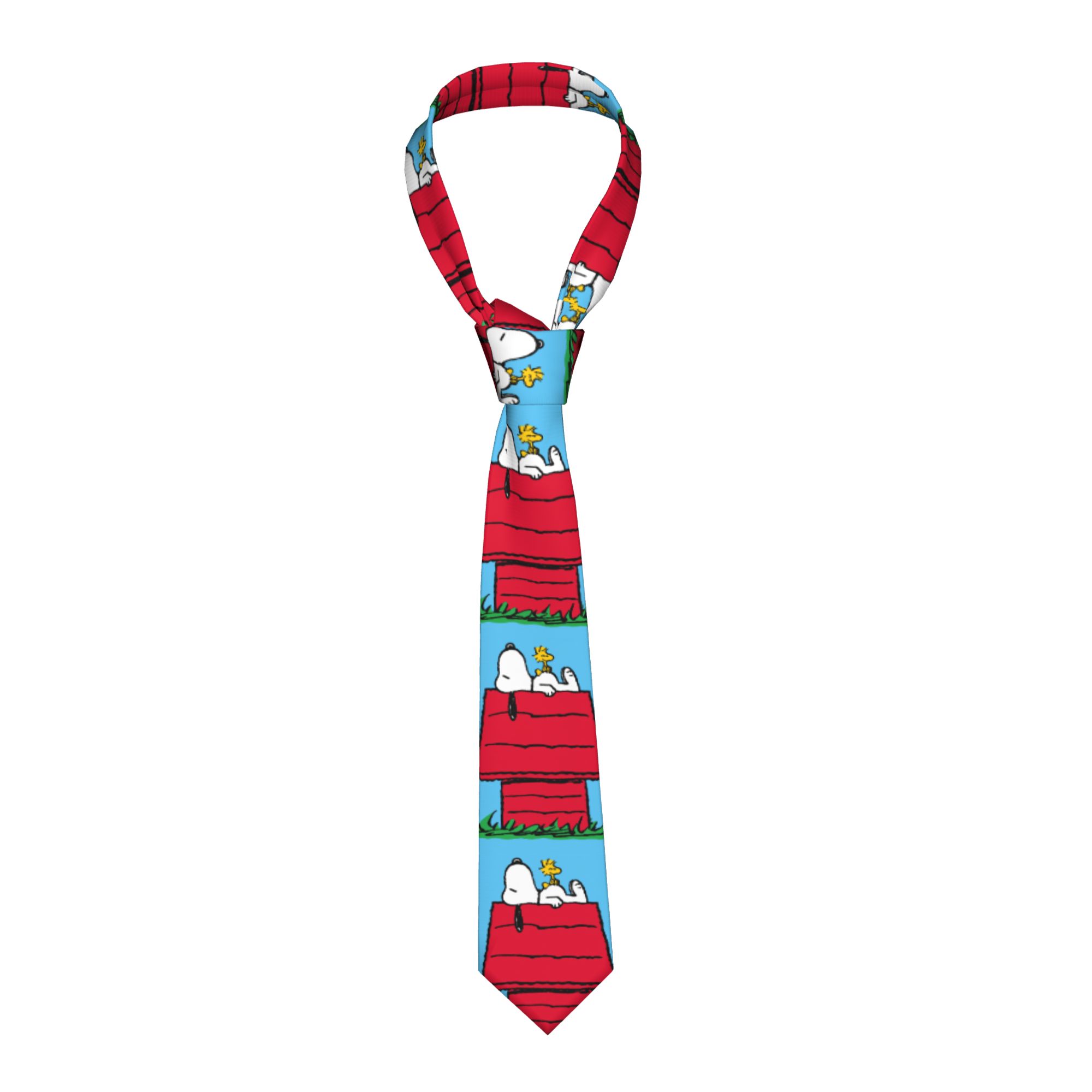 Neckties Snoopy Woodstock Dogh - Skinny Tie Men 评论和价格