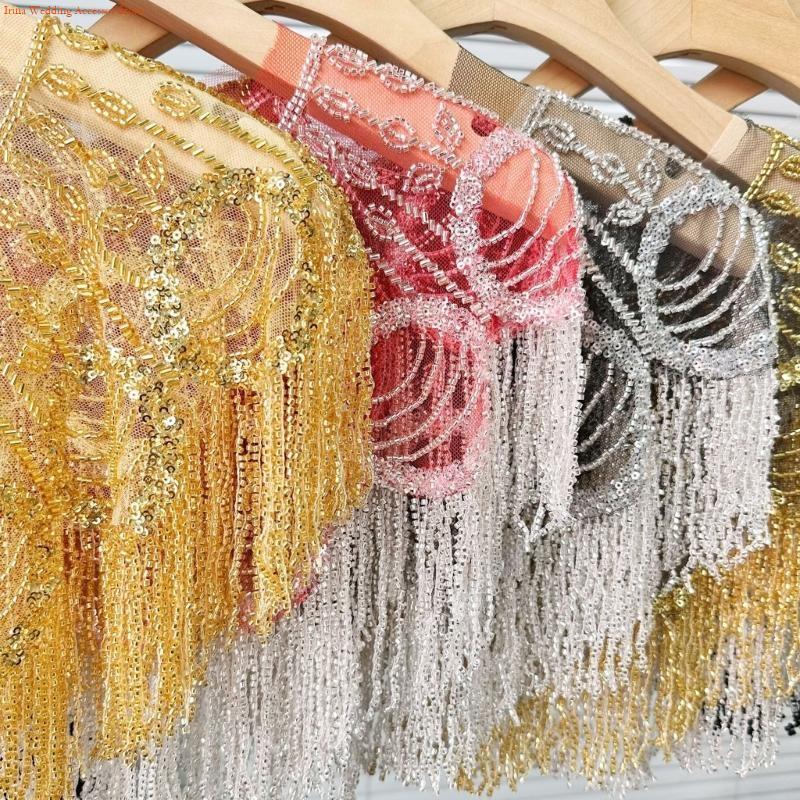 G92D Glittering Embroidered Se - Stole Wedding Shawl 评论和价格