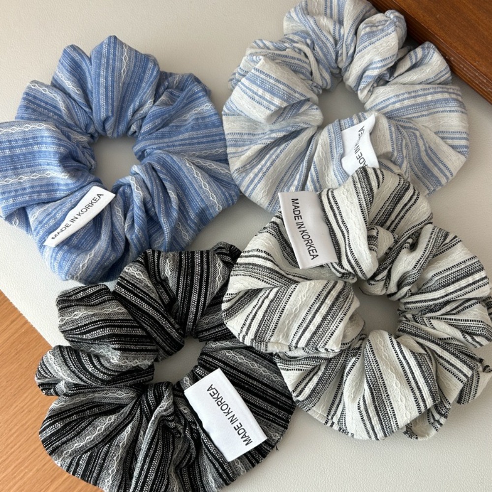 2025 Korea Fashion Stripe Hair - Silk Tie Striped 评论和价格