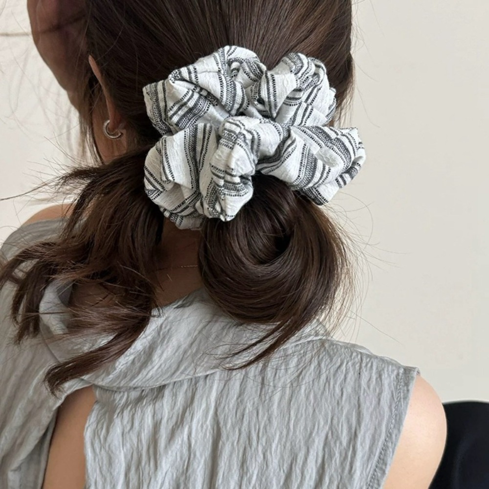 2025 Korea Fashion Stripe Hair - Silk Tie Striped 评论和价格