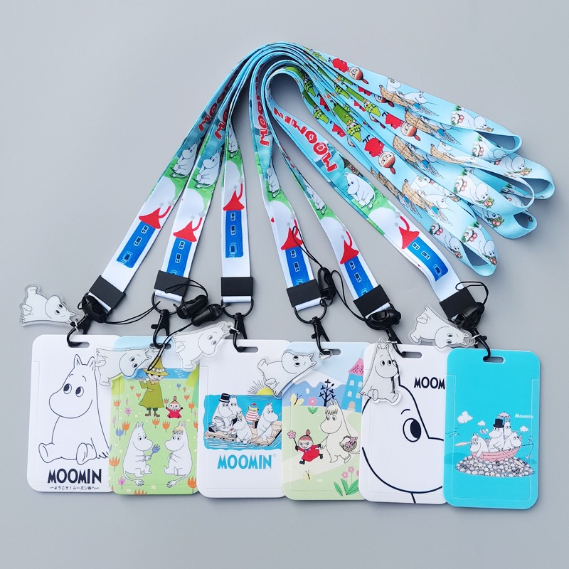 Moomin Cartoon Hard Card Holde - Lanyard Badge Holder 评论和价格