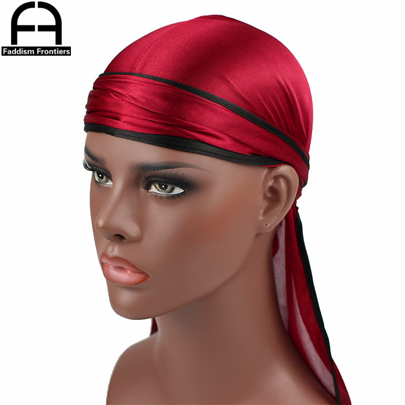 New Fashion Men's Satin Durags - Bandana Doo Rag 评论和价格