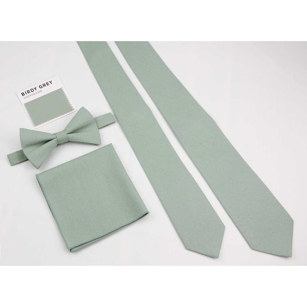 Linen Cotton Bowties - Solid P - Bow Tie Pre Tied 评论和价格