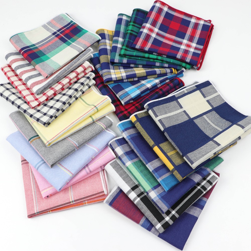 Men Cotton Handkerchiefs Woven - Handkerchief Cotton Men 评论和价格