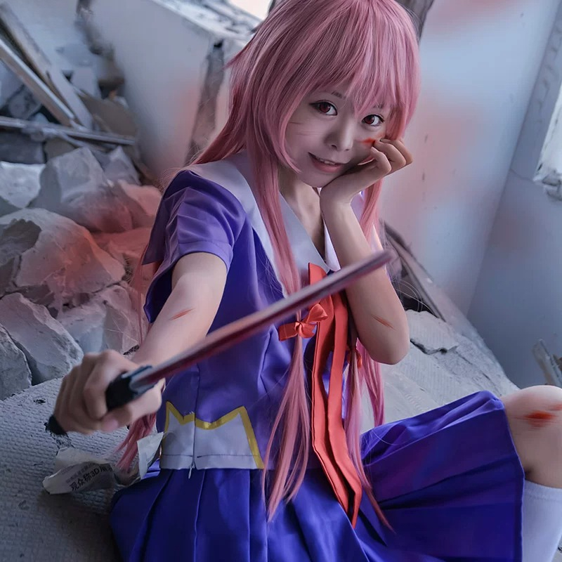 Yuno Gasai Future Diary Cospla - Bow Tie Pre Tied 评论和价格