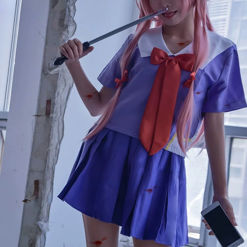 Yuno Gasai Future Diary Cospla - Bow Tie Pre Tied 评论和价格