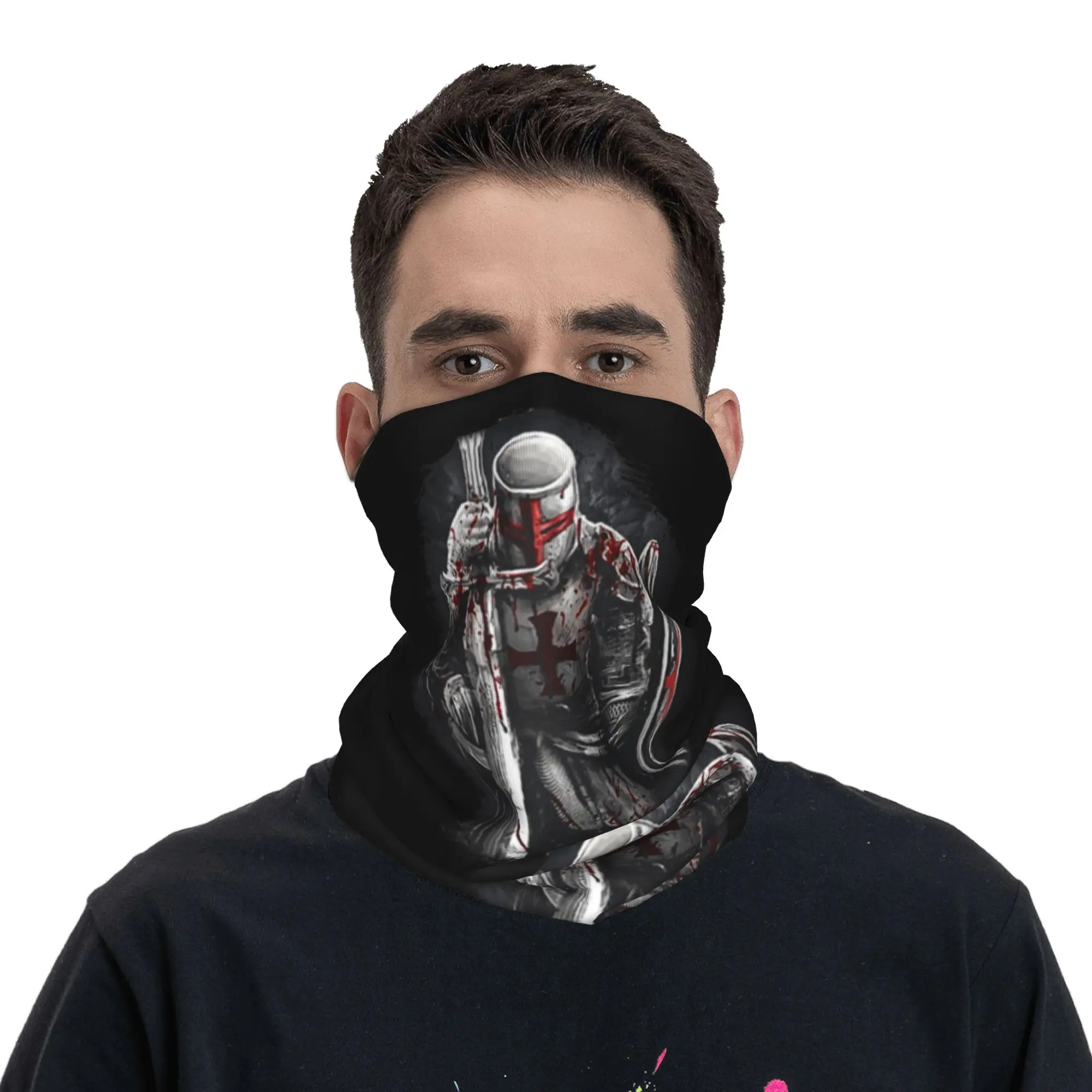 Brave Rosary Crusader Warrior  - Neck Warmer Tube 评论和价格