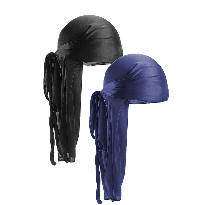 2 pcs Silky Satin Durags for M - Bandana Doo Rag 评论和价格