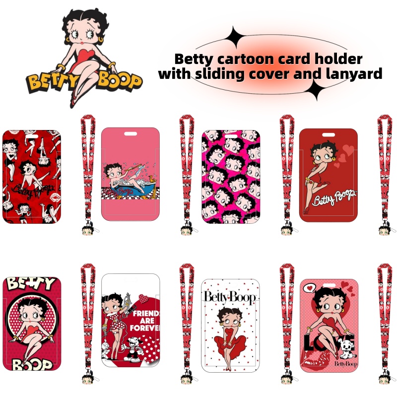 Betty Boop series anime bus ca - Lanyard Badge Holder 评论和价格