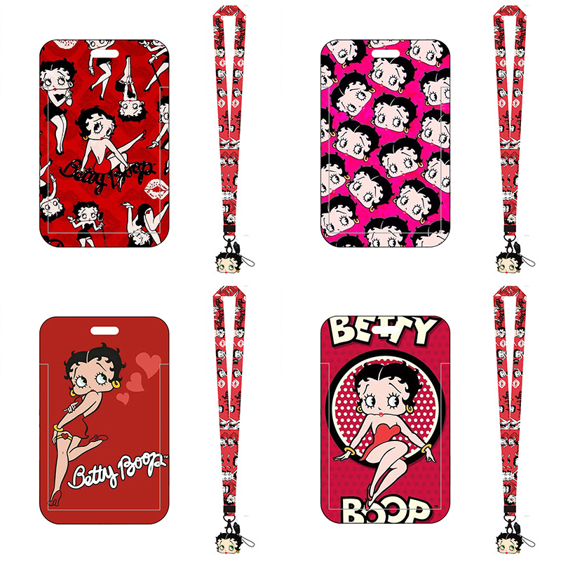 Betty Boop series anime bus ca - Lanyard Badge Holder 评论和价格