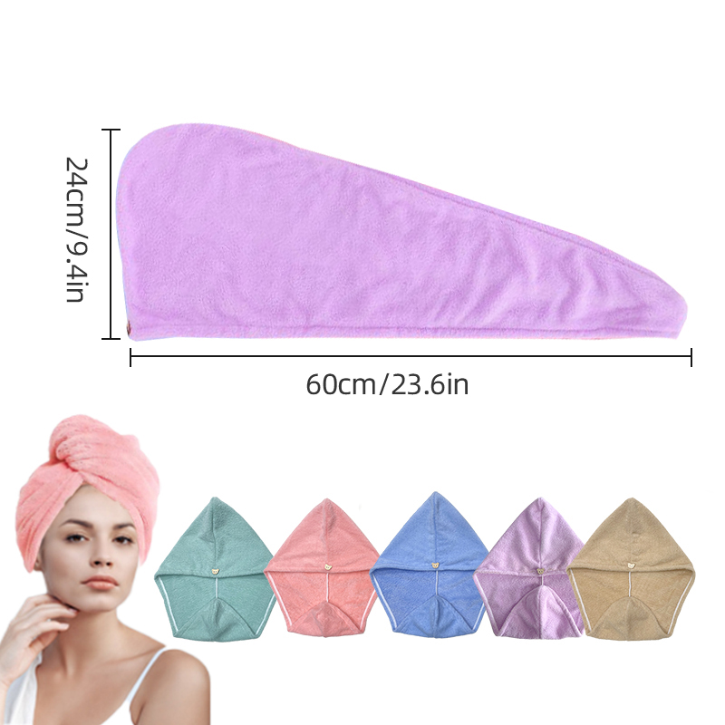 Microfiber Hair Towel Wrap for - Head Wrap Turban 评论和价格