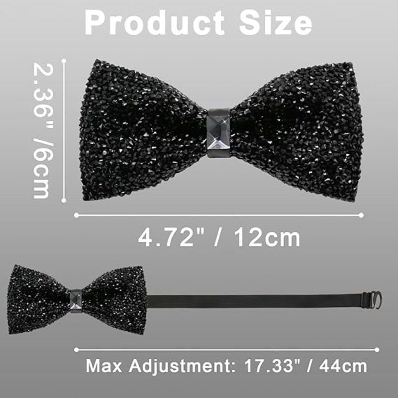 Fashion Rhinestone Bow Ties fo - Bow Tie Pre Tied 评论和价格