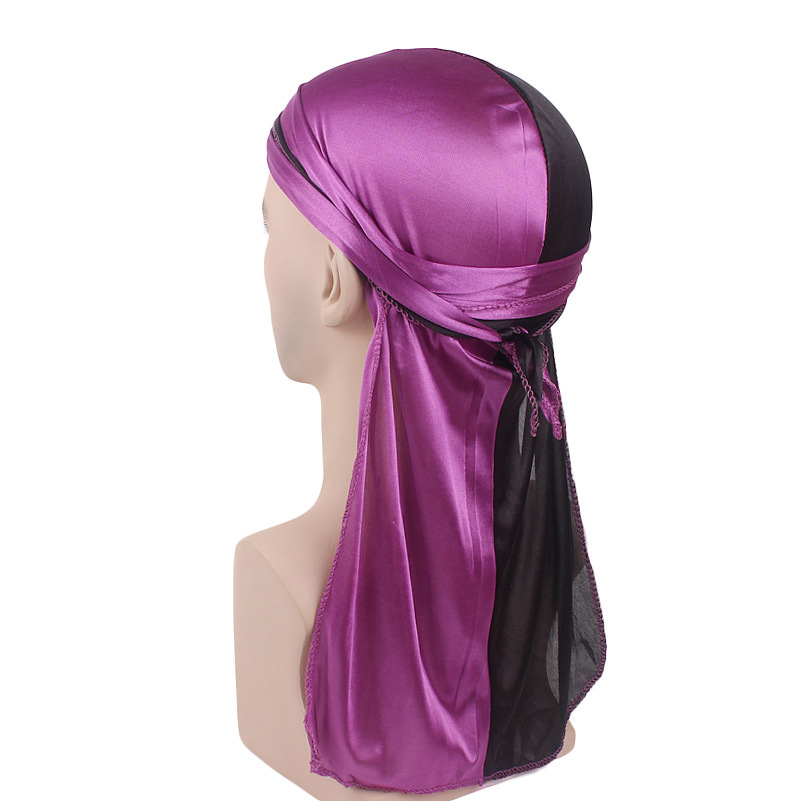 New Silky Durag Long Tail Head - Bandana Doo Rag 评论和价格