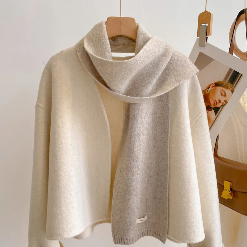 High Quality 100% Wool Scarf M - Muffler Men Wool 评论和价格
