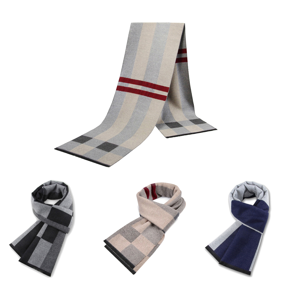 Men Scarf For Man Winter Copy  - Muffler Men Wool 评论和价格