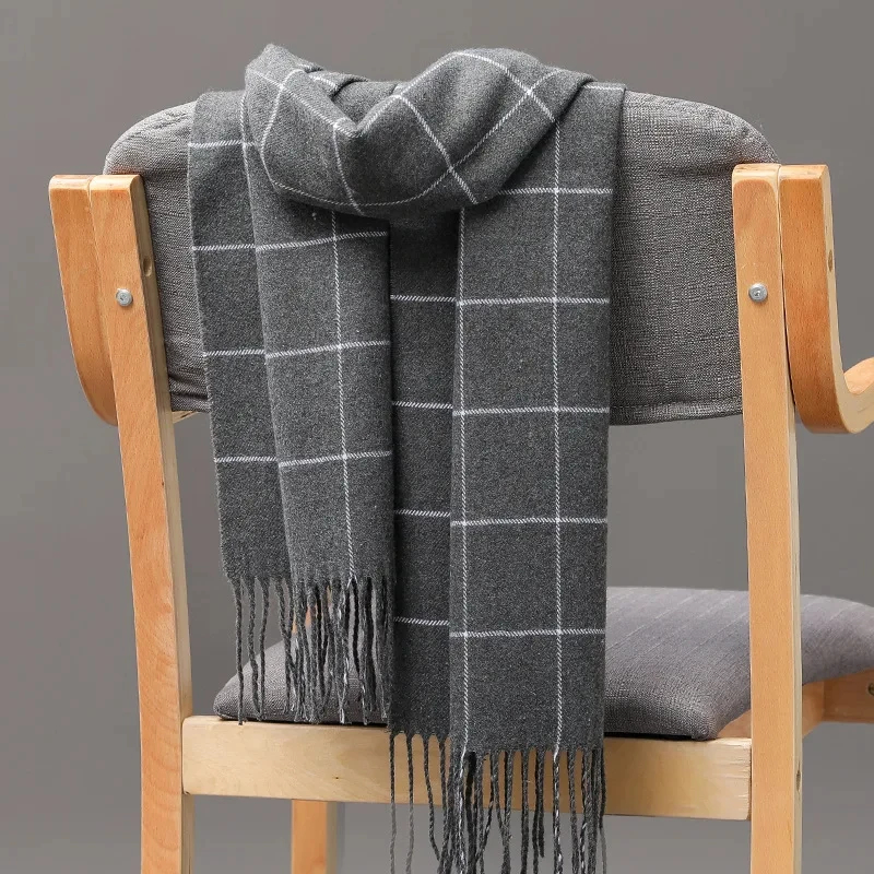2024 New Winter Men Scarf Keep - Muffler Men Wool 评论和价格
